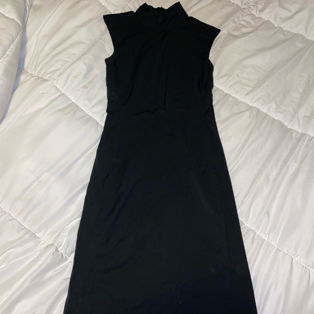 Emporio Armani Black midi dress